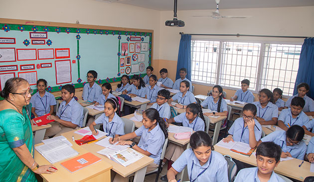 School classroom at Presidency School JP Nagar