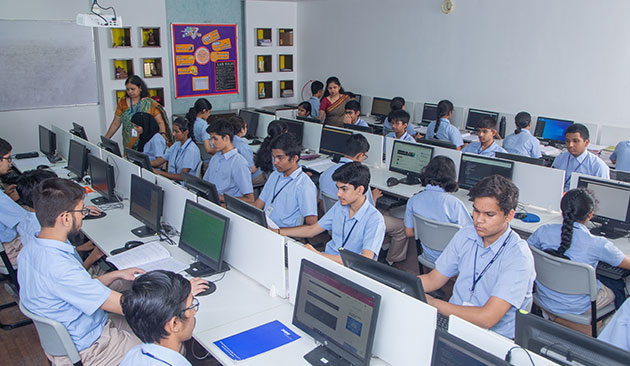 Computer Lab of Presidency group of School- Bangalore