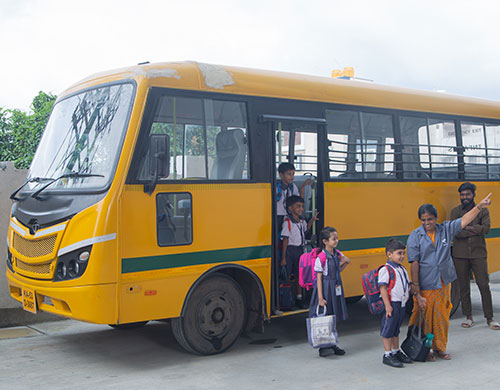 Transport Facility of Presidency School Mangalore