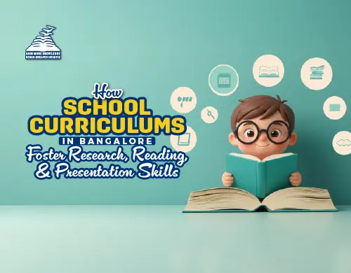 Curriculum supporting research, reading, and presentation skills at Presidency Group of Schools.